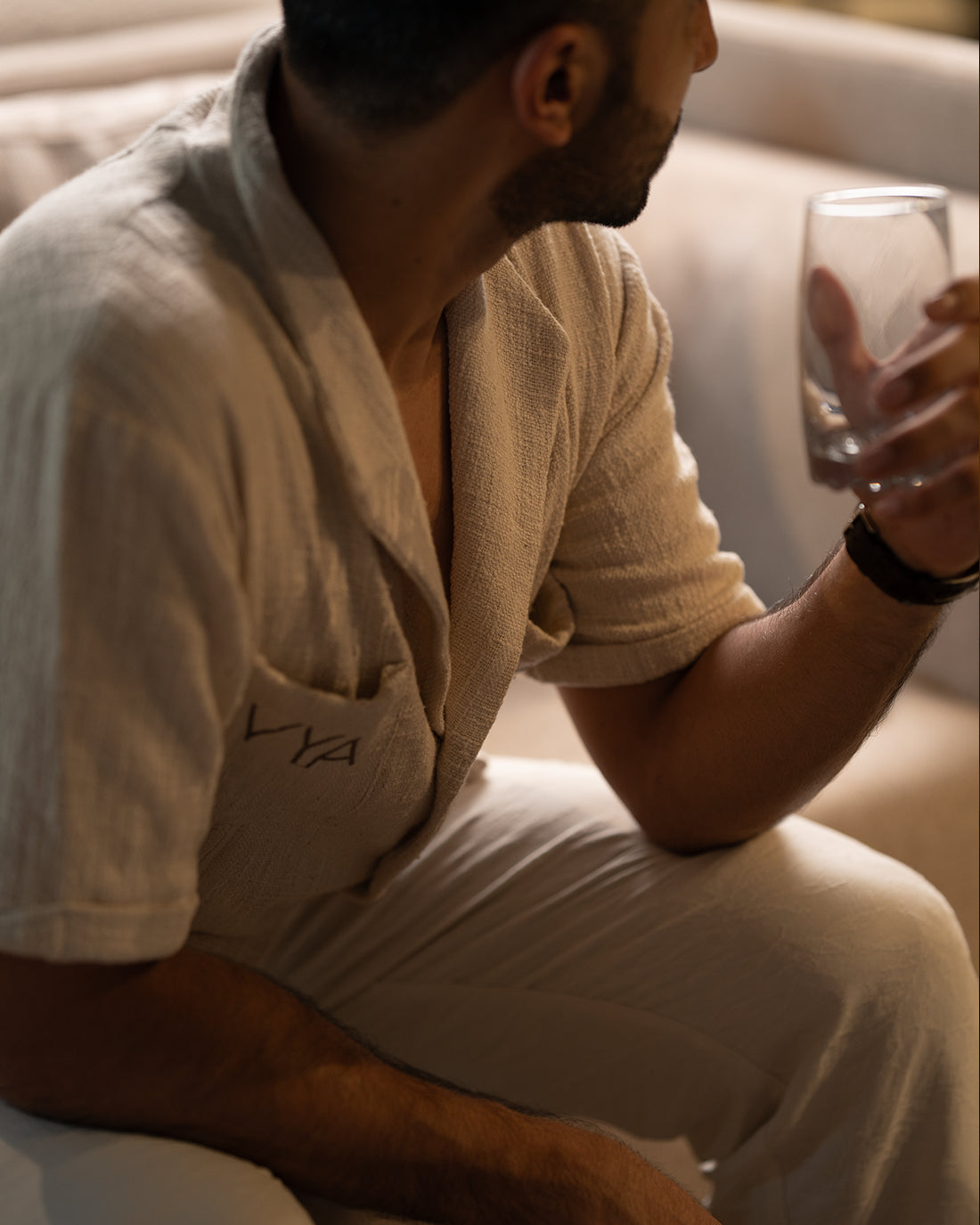 Grainline shirt in loom slub cotton