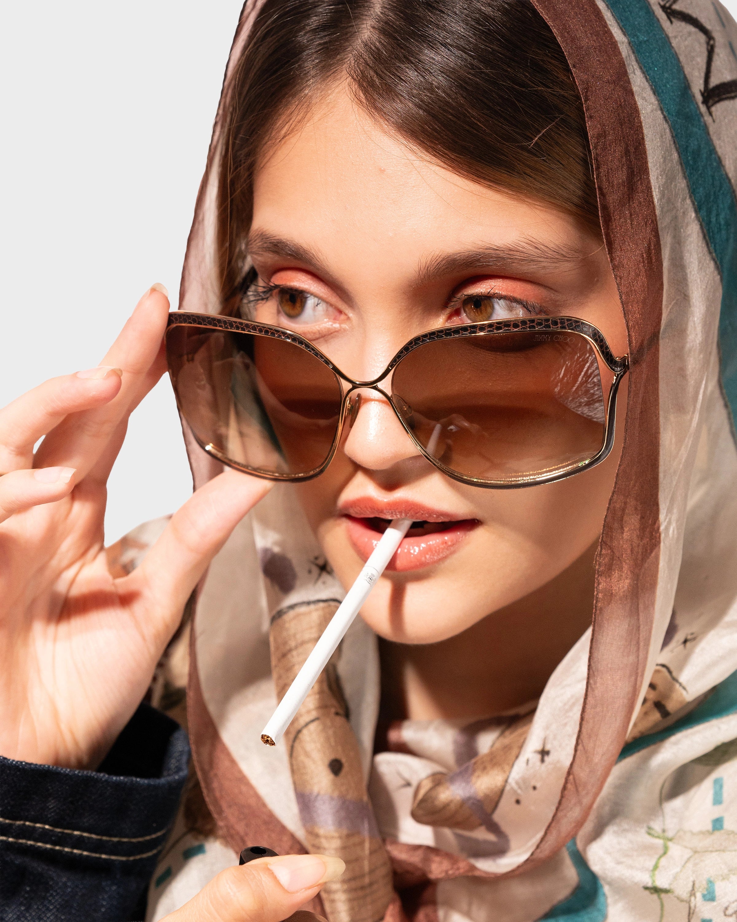Divine musical - silk scarf