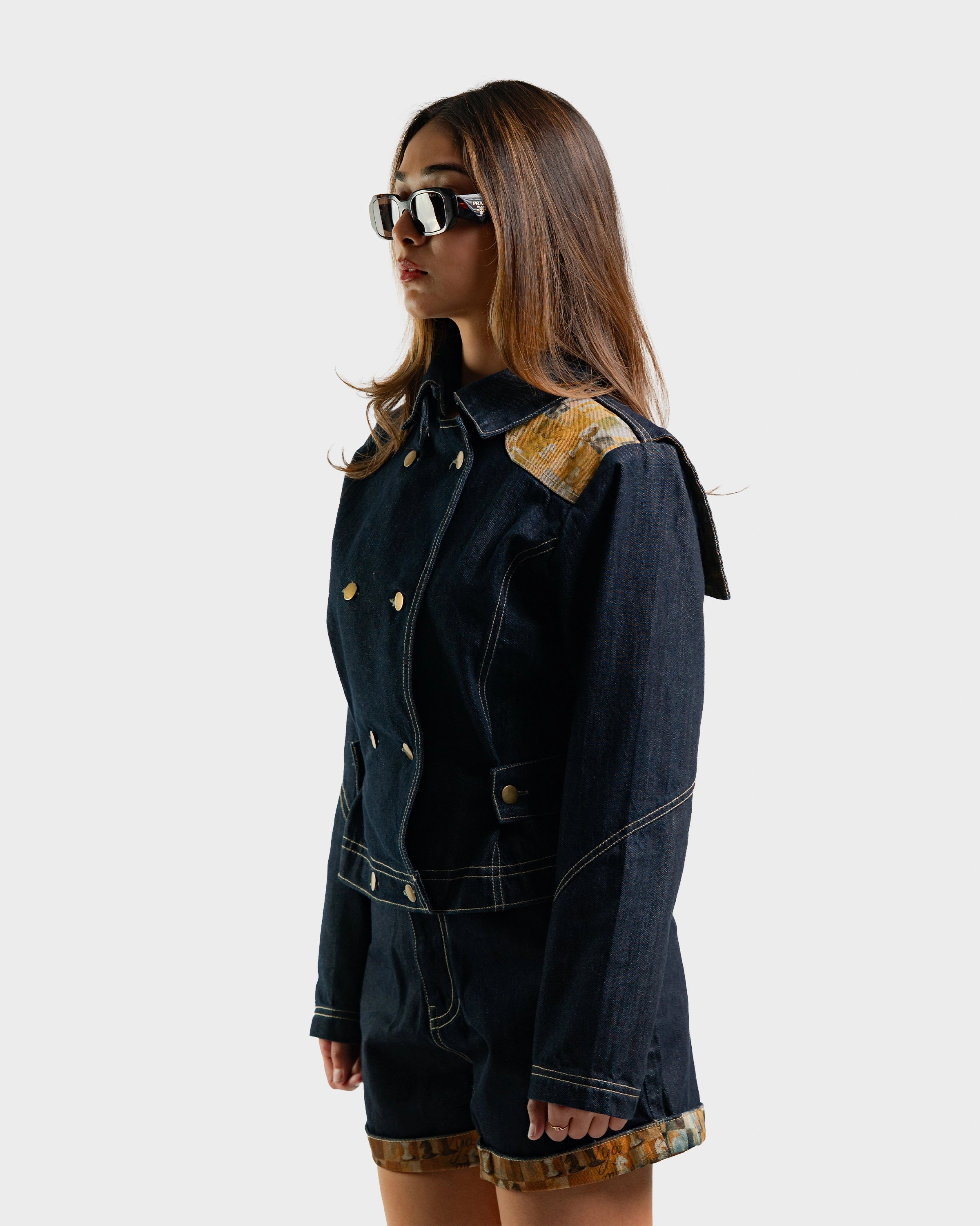 Modern Chaupar Denim Jacket