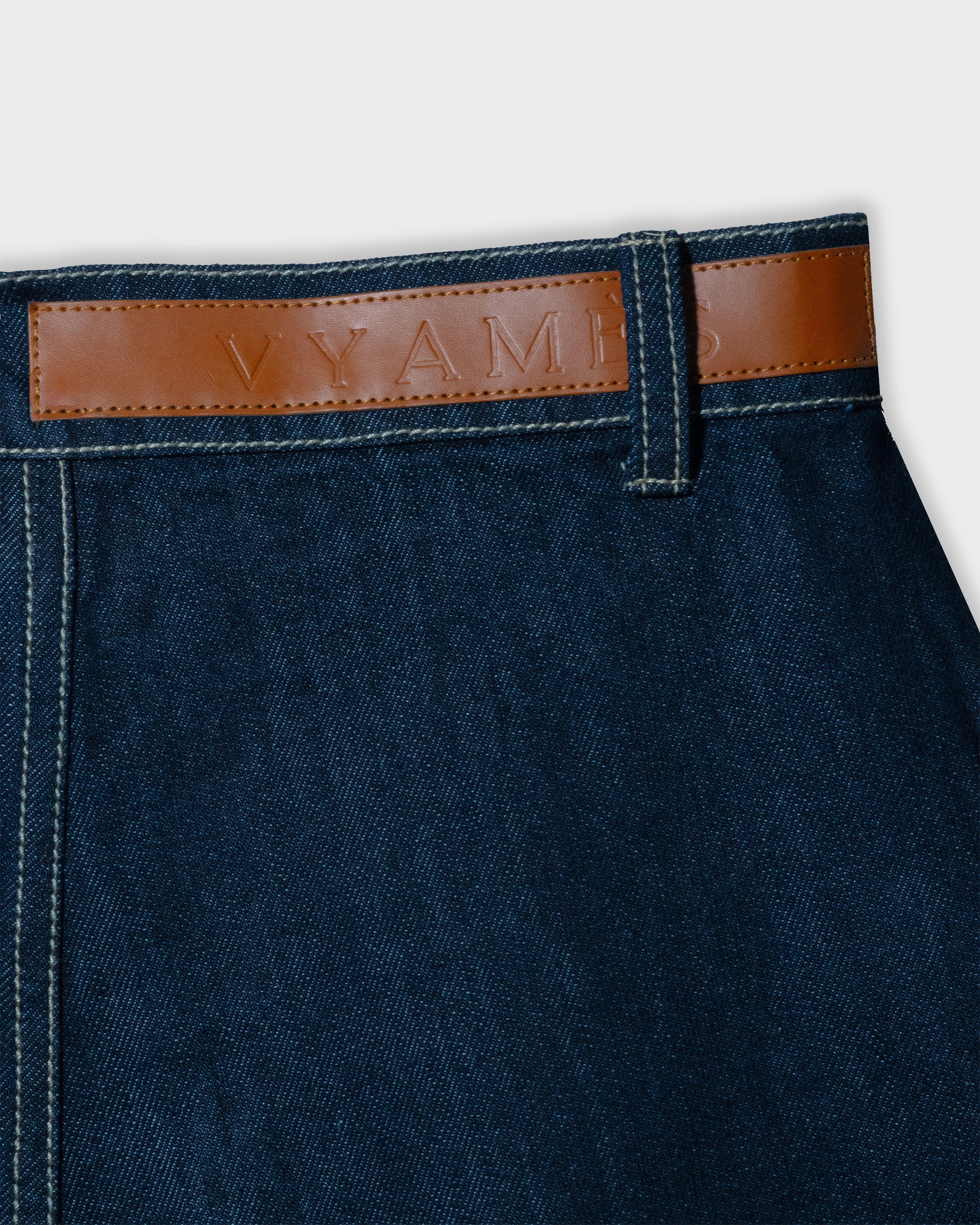 Modern Chaupar High Waisted Denim Shorts