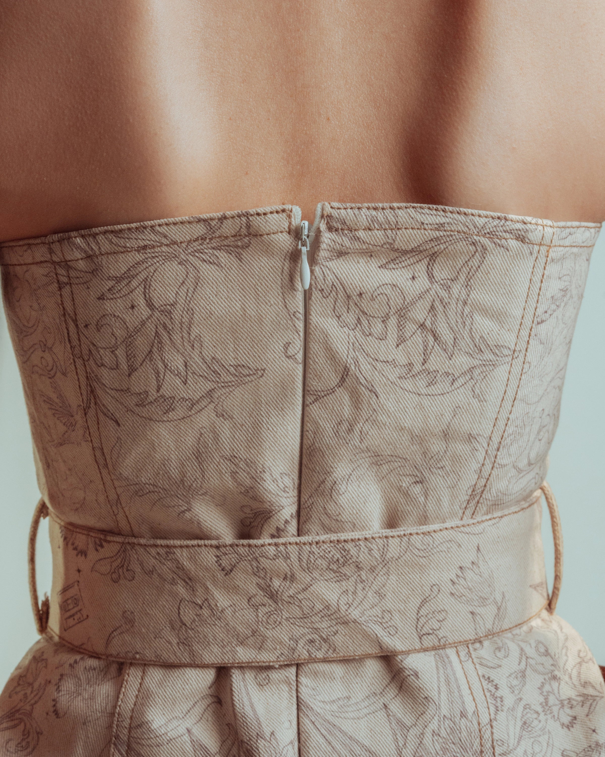 The Sketchbook Corset Top