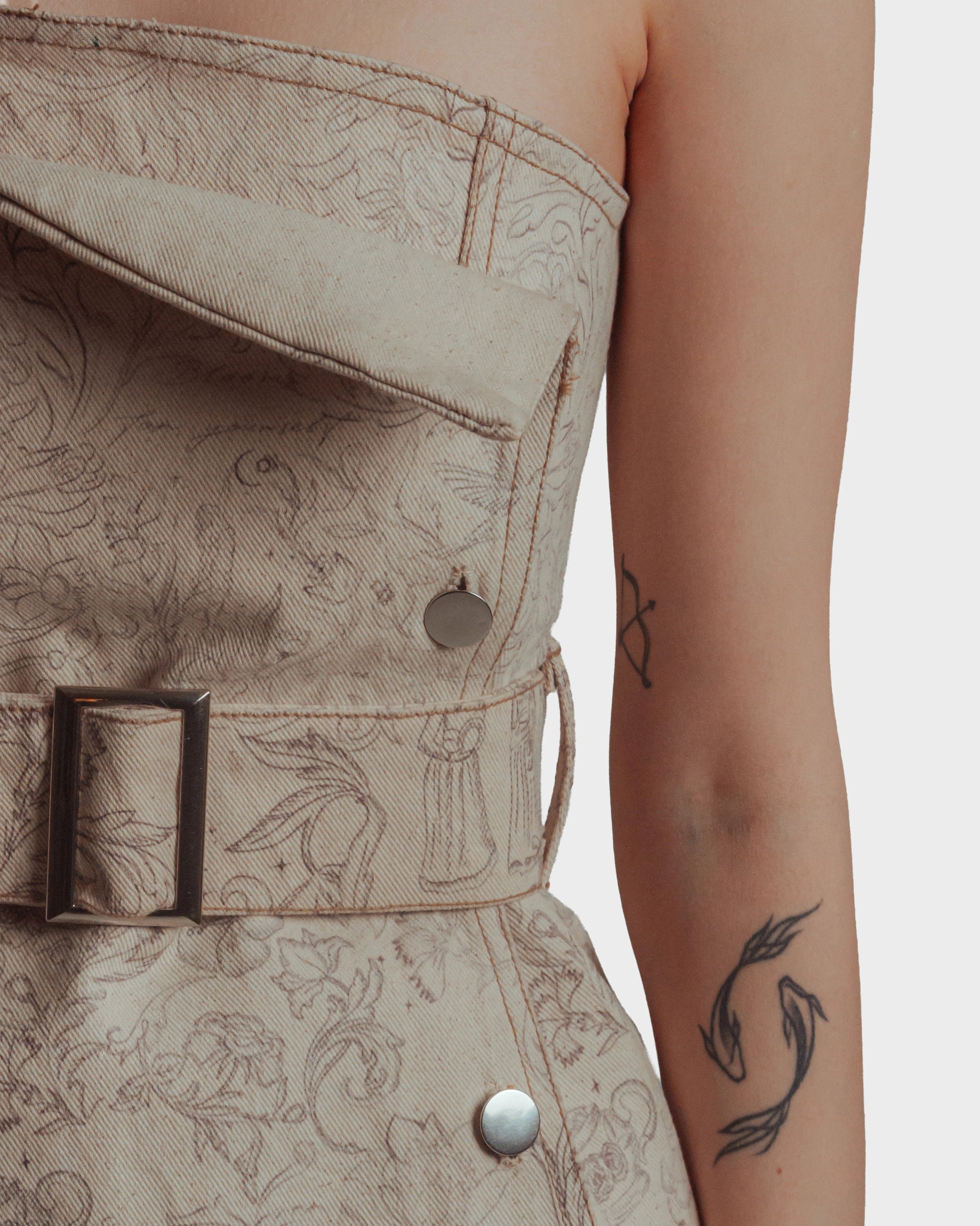 The Sketchbook Corset Top