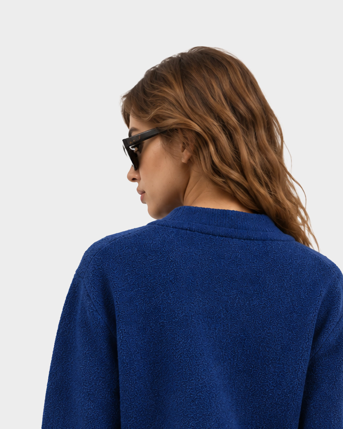 Blue Edit Knit Sweater