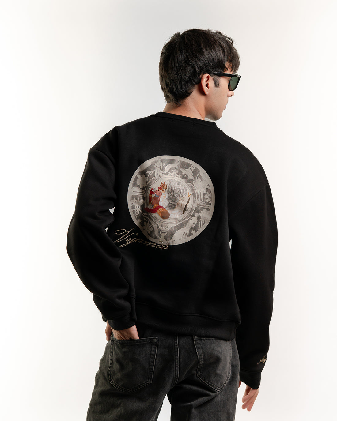 VAULTROOM ICON CREWNECK / BLACK Mサイズ Icon Blossom Sweatshirt
