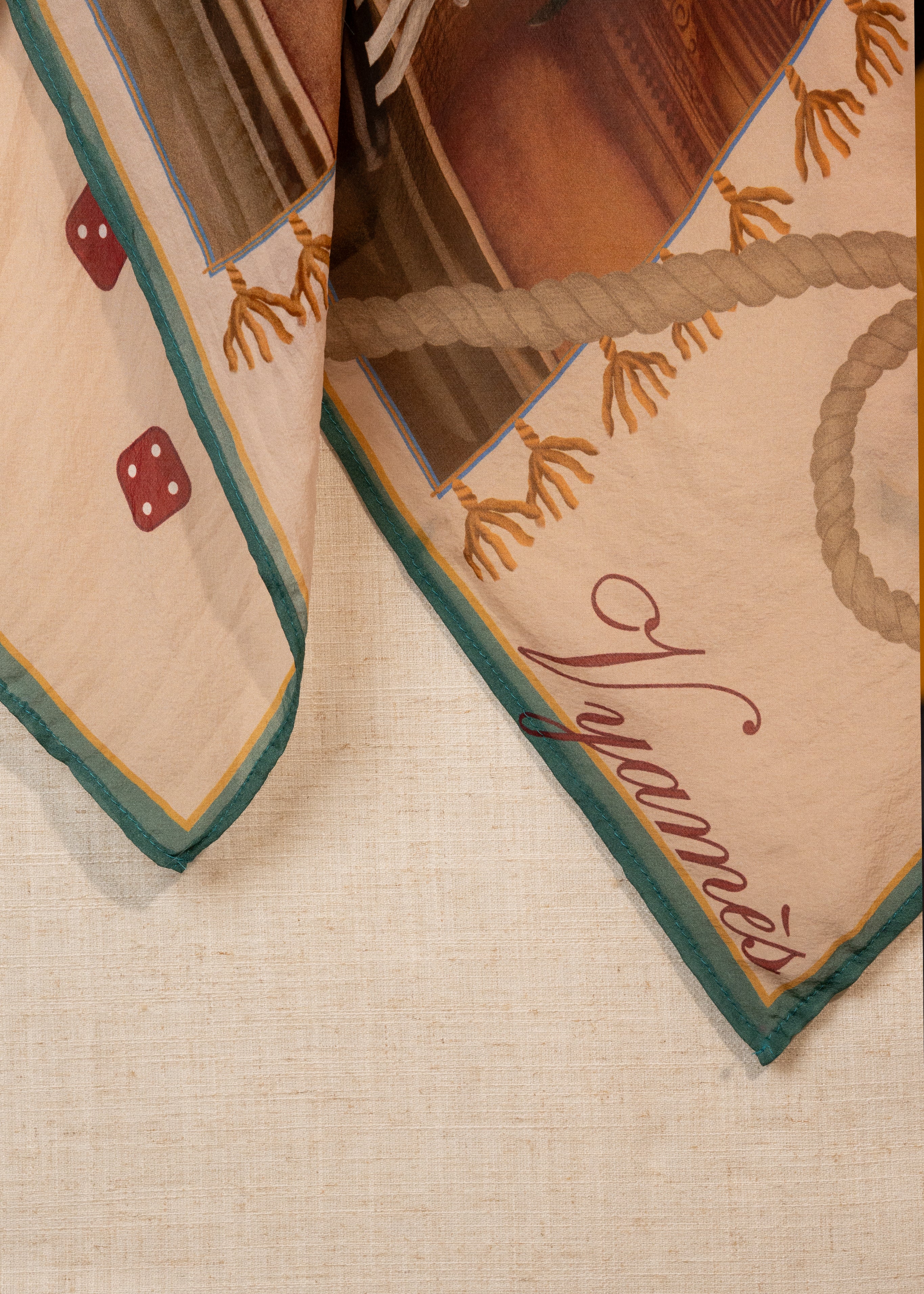 Rolling dices - Silk Scarf