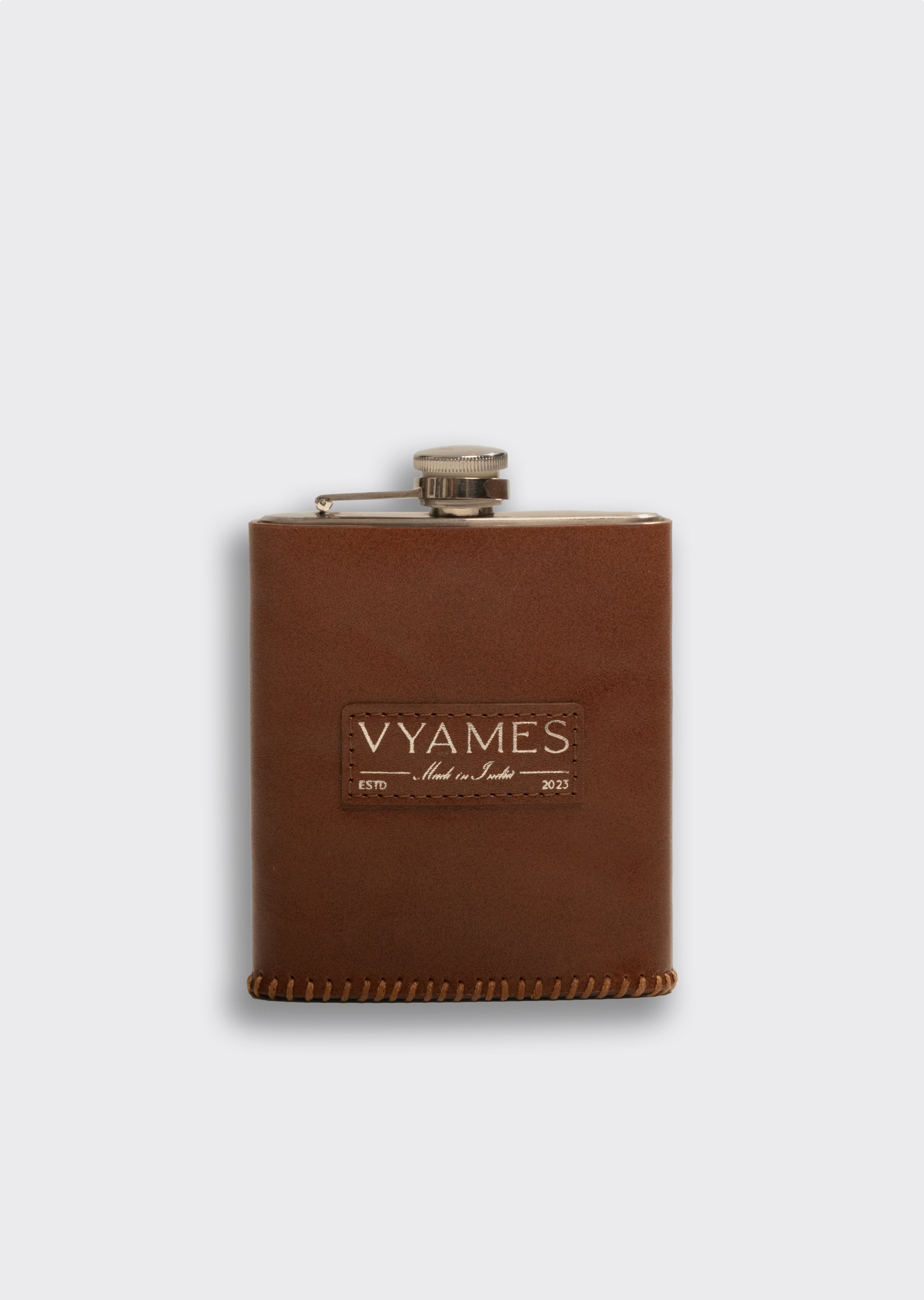 Vintage Leather Flask