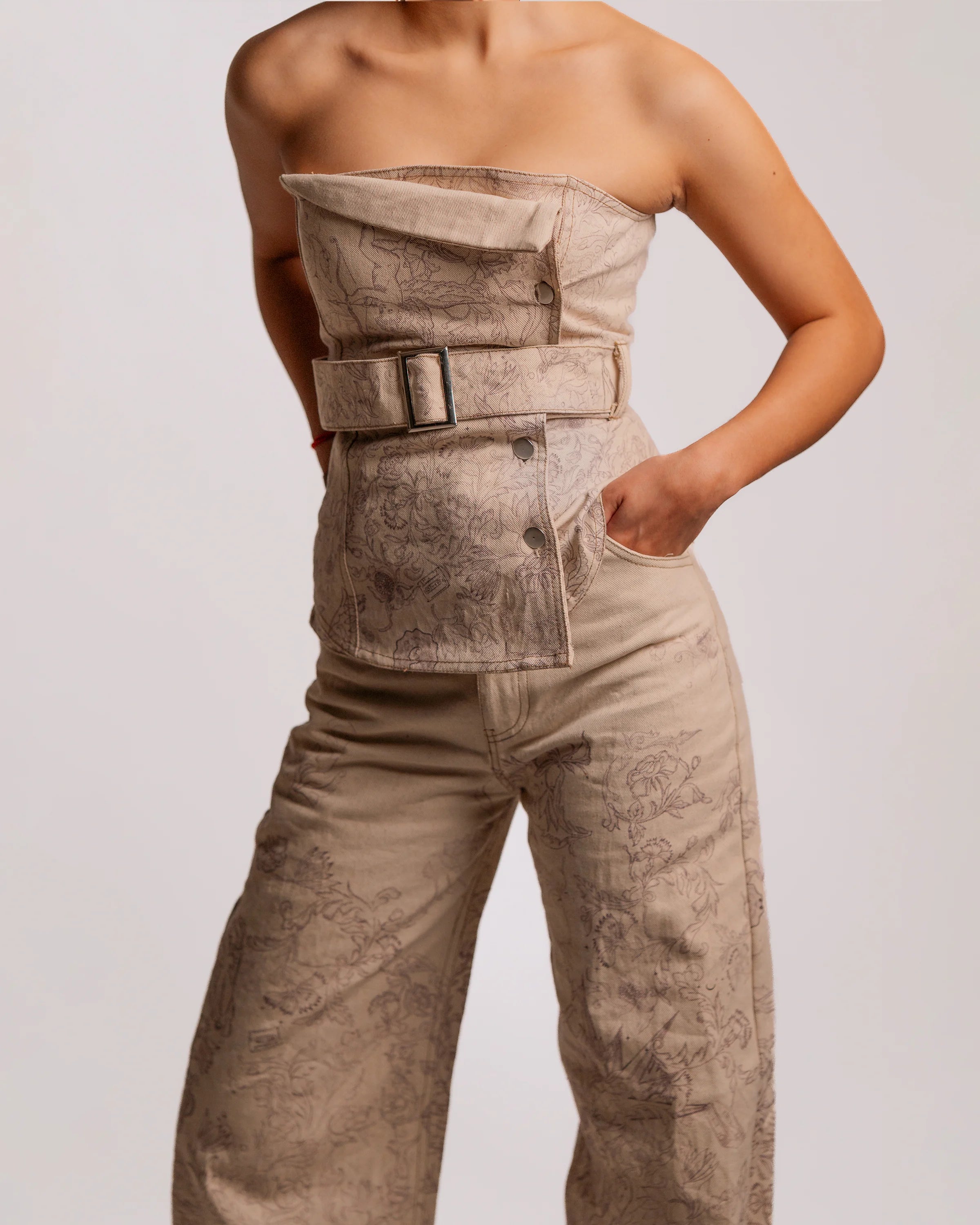The Sketchbook Corset Top
