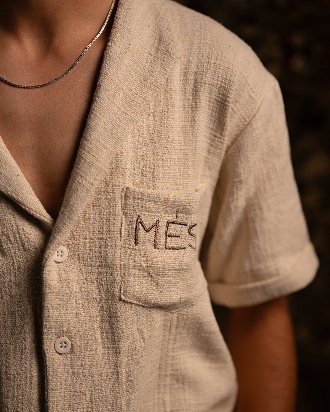 Grainline shirt in loom slub cotton