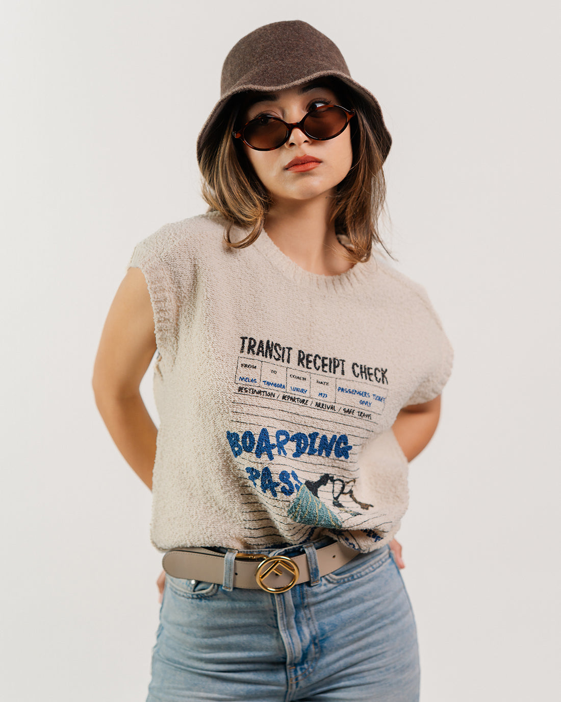 Madari transit knit vest