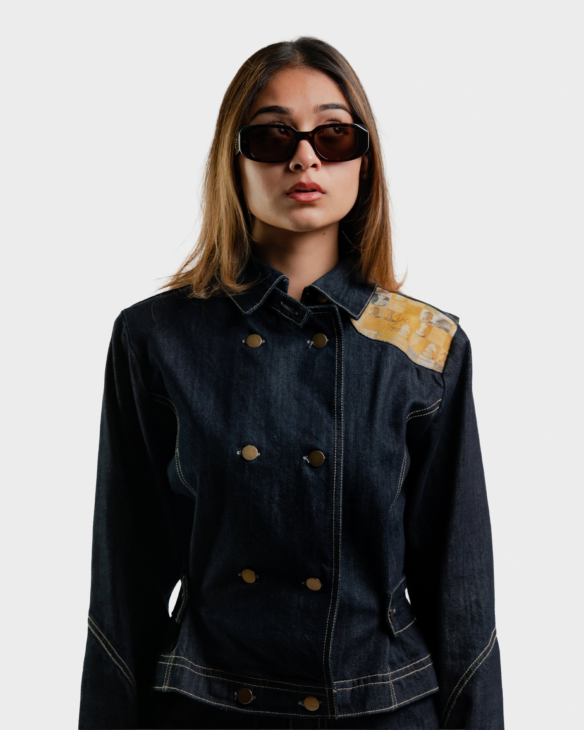 Modern Chaupar Denim Jacket