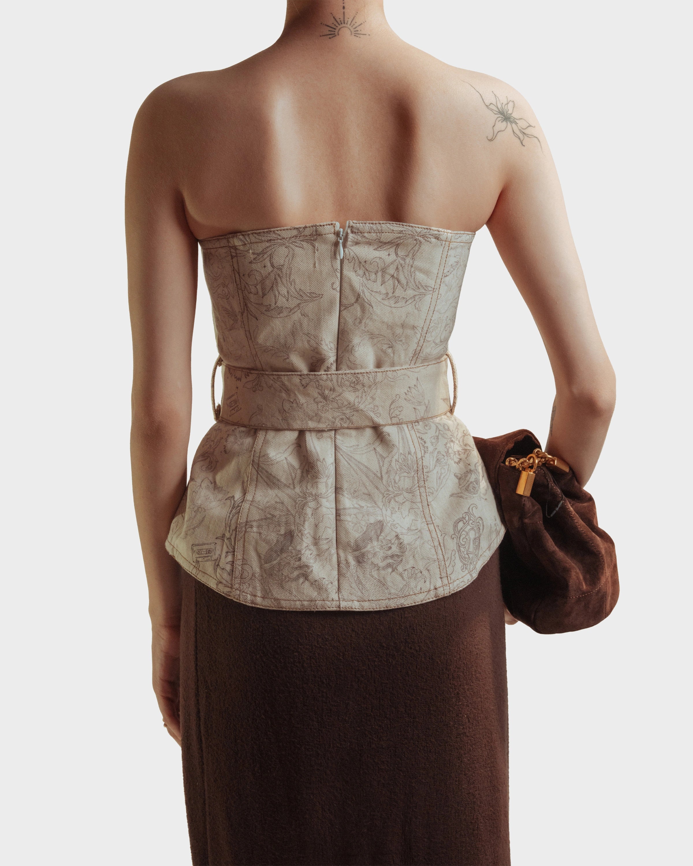 The Sketchbook Corset Top