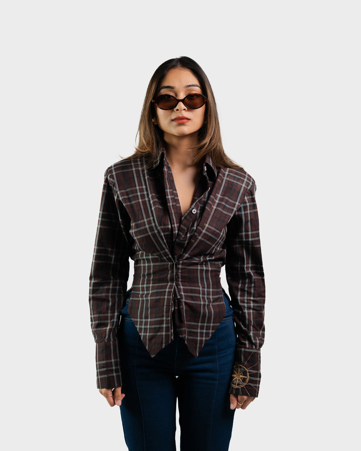 Compass Line Cinch Shirt